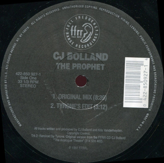 CJ Bolland - The Prophet