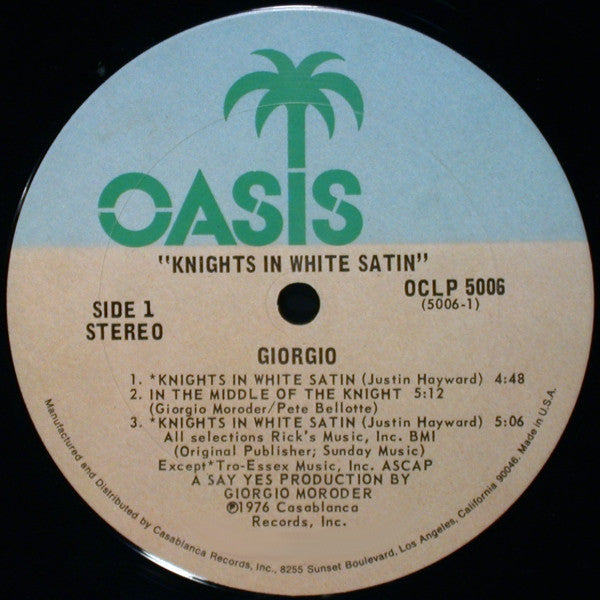Giorgio Moroder - Knights In White Satin
