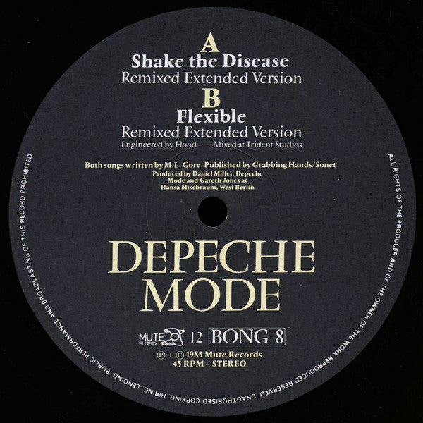 Depeche Mode - Shake The Disease (Remixed Extended Version)