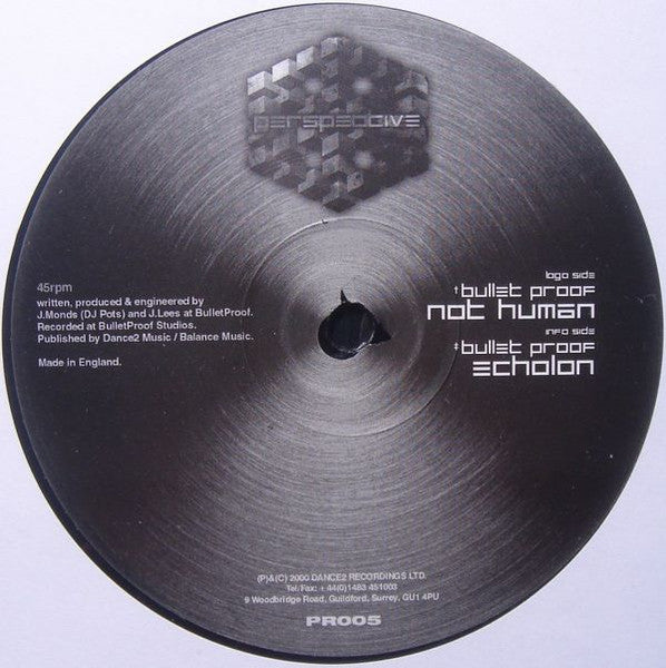 Bulletproof - Not Human / Echolon