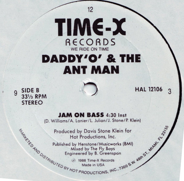 Daddy 'O' & The Ant Man - Jam On Bass