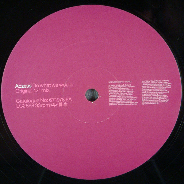 Aczess - Do What We Would
