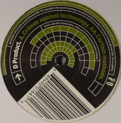 D Product - Crimes Against Technology / Certain Methods