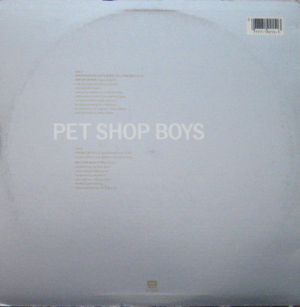 Pet Shop Boys - Opportunities (Let's Make Lots Of Money)