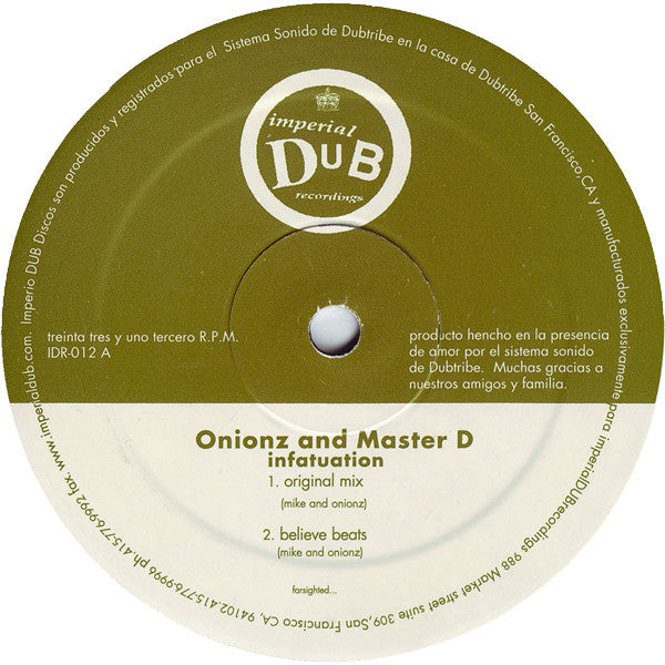Onionz & Master D - Infatuation