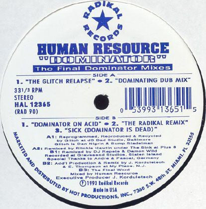 Human Resource - The Final Dominator Mixes