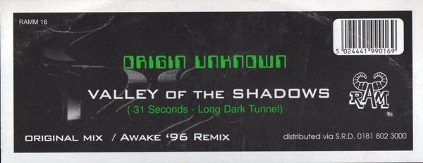 Origin Unknown - Valley Of The Shadows