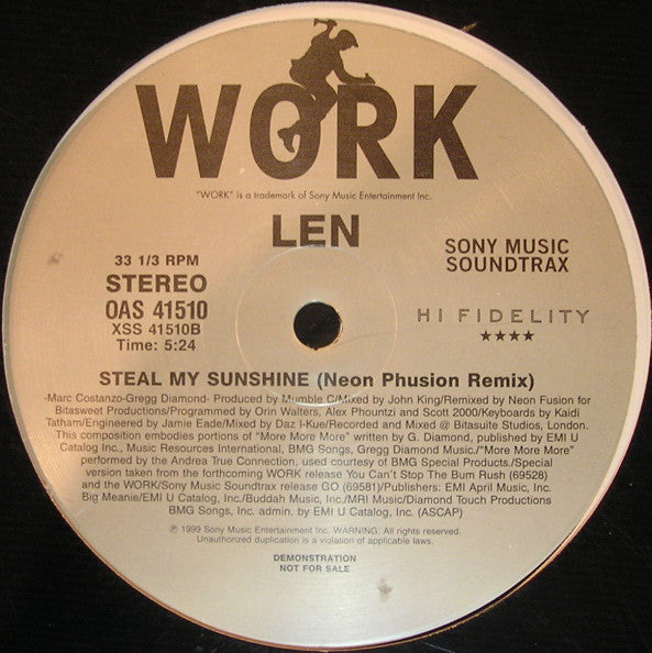 Len - Steal My Sunshine (Remixes)