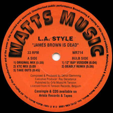L.A. Style - James Brown Is Dead