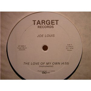 Joe Lewis - The Love Of My Own
