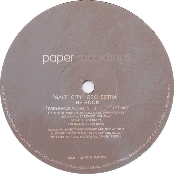 Salt City Orchestra - The Book