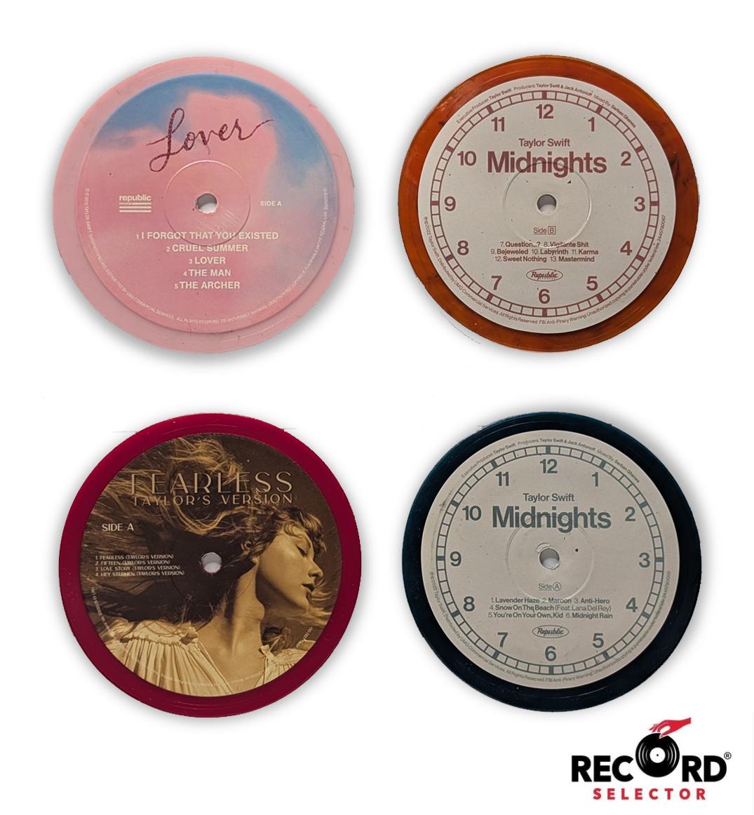 Vinyl Coaster 4-Pack - TAYLOR SWIFT Set
