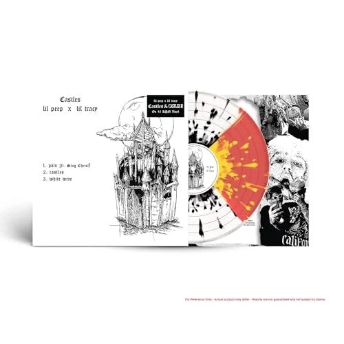 Lil Peep x Lil Tracy - Castles I / Castles II [9th Anniversary Edition, Quad-Split Red/Yellow Splatter & White/Black Splatter]