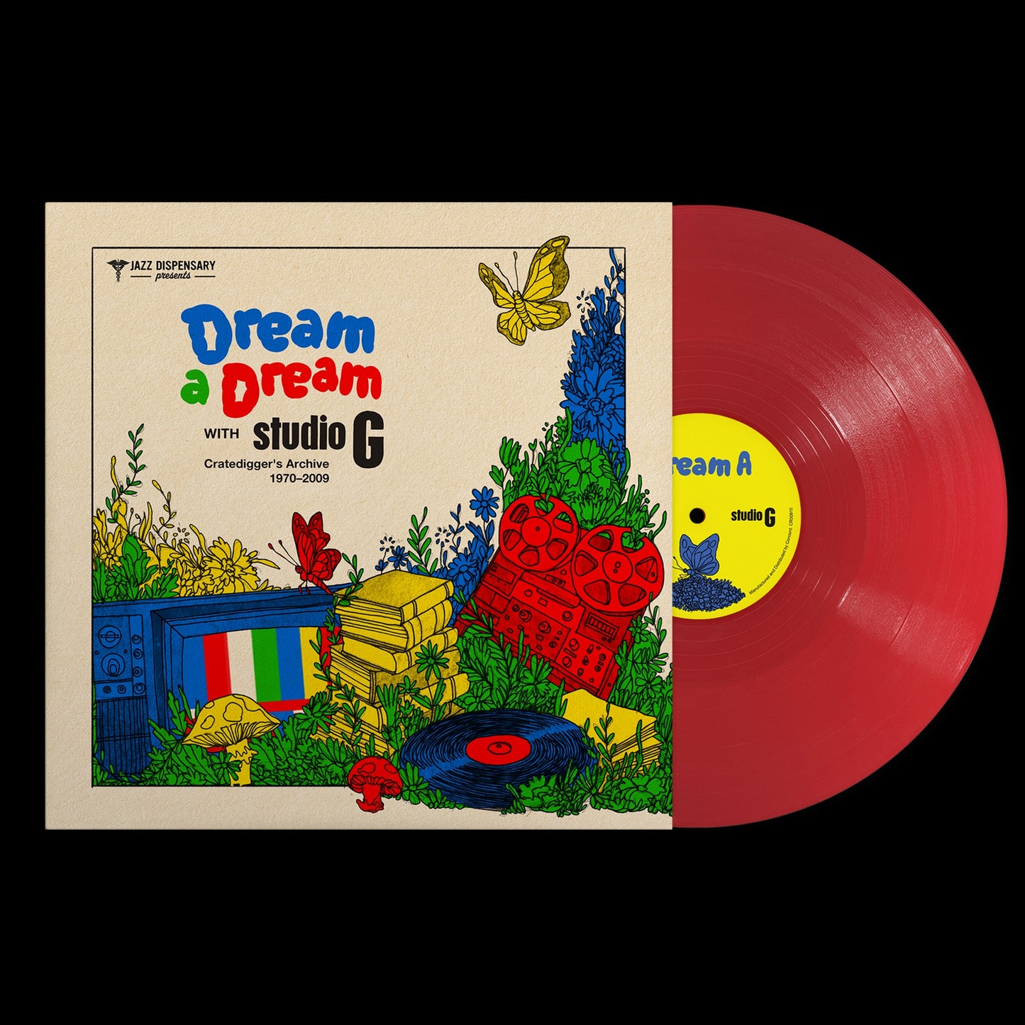 Jazz Dispensary Presents Dream A Dream With Studio G: Cratedigger's Archive (1970-2009) [RED VINYL]