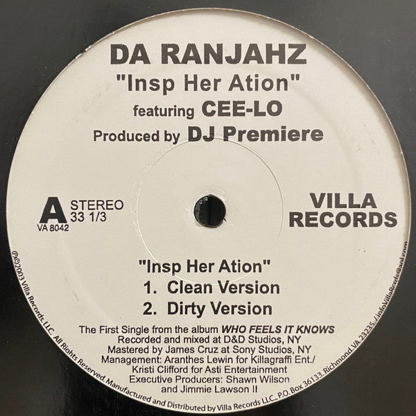 Da Ranjahz - Insp Her Ation