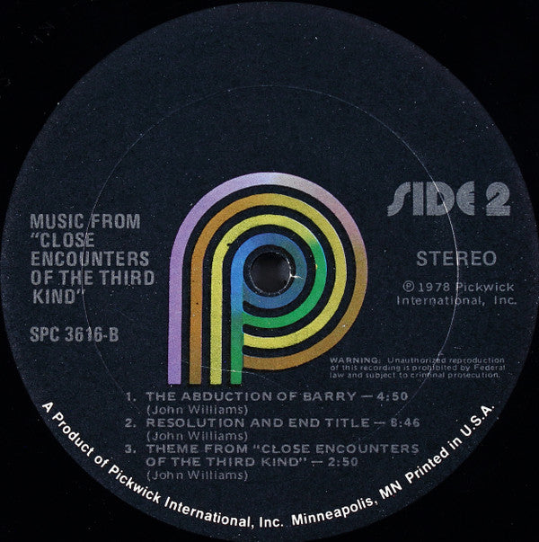 Unknown Artist - Music From Close Encounters Of The Third Kind