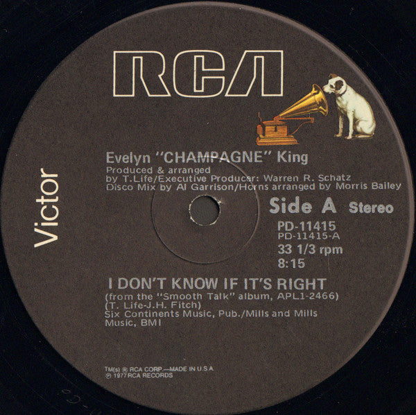 Evelyn King - I Don't Know If It's Right