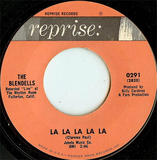 Blendells, The - La La La La La / Huggie's Bunnies