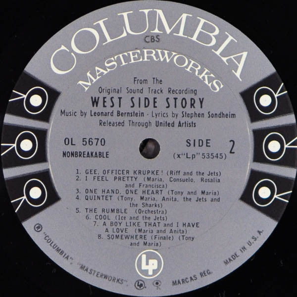 West Side Story (The Original Sound Track Recording)