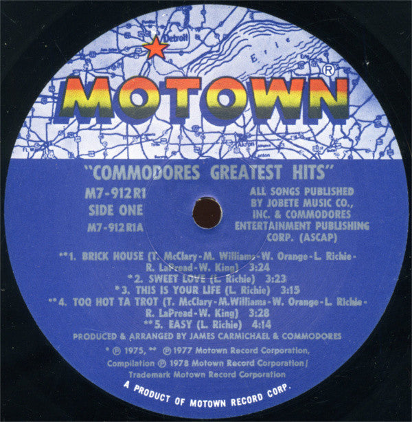 Commodores - Greatest Hits
