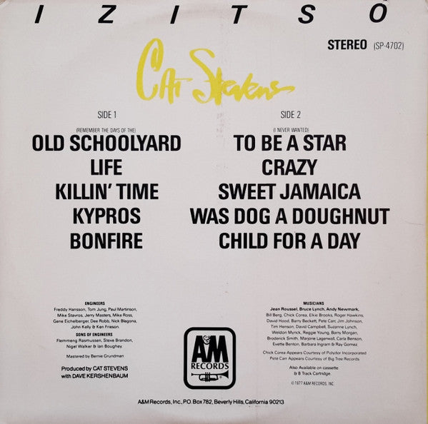 Cat Stevens - Izitso