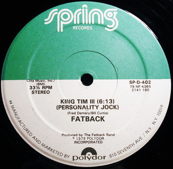 You're My Candy Sweet / King Tim III (Personality Jock)