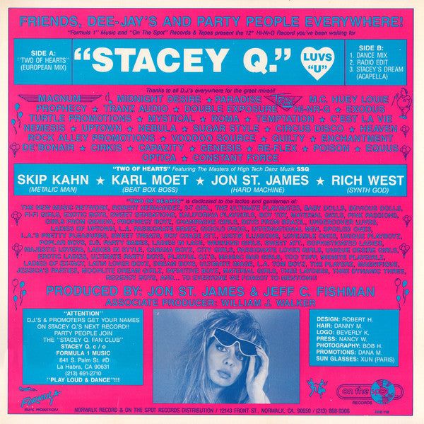 Stacey Q - Two Of Hearts