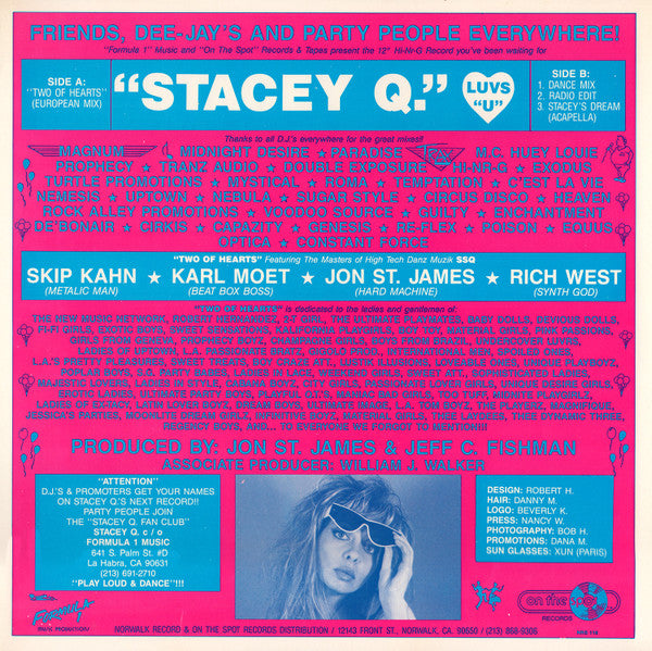 Stacey Q - Two Of Hearts