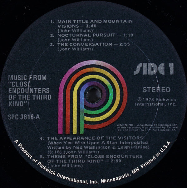 Unknown Artist - Music From Close Encounters Of The Third Kind