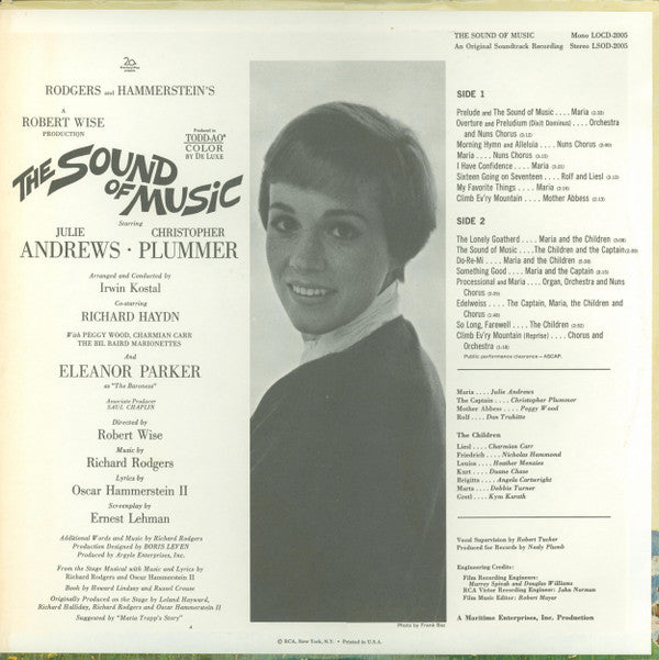 The Sound Of Music (An Original Soundtrack Recording)