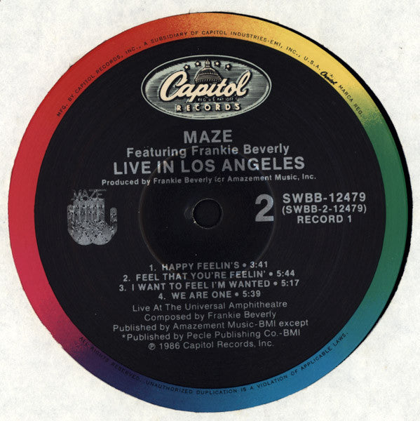 Maze Featuring Frankie Beverly - Live In Los Angeles