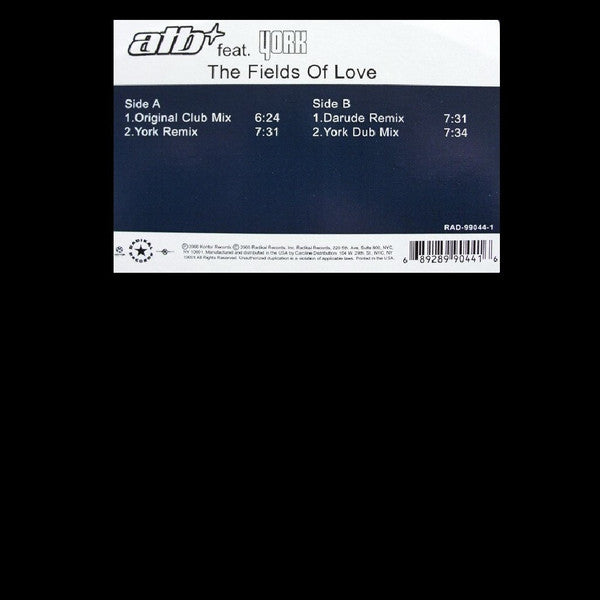 ATB Feat. York - The Fields Of Love