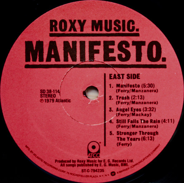 Roxy Music - Manifesto