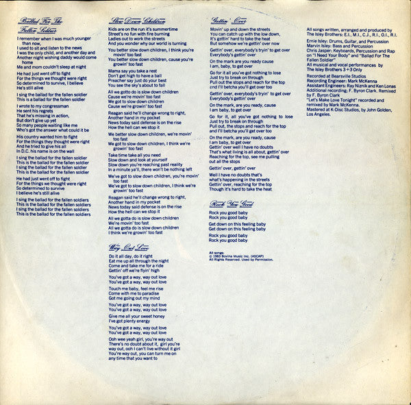 Isley Brothers, The - Between The Sheets