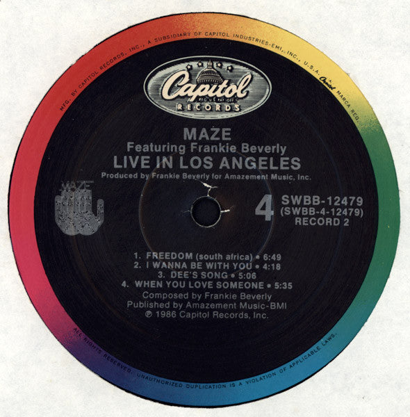 Maze Featuring Frankie Beverly - Live In Los Angeles