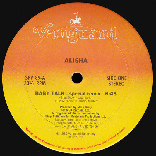 Alisha - Baby Talk