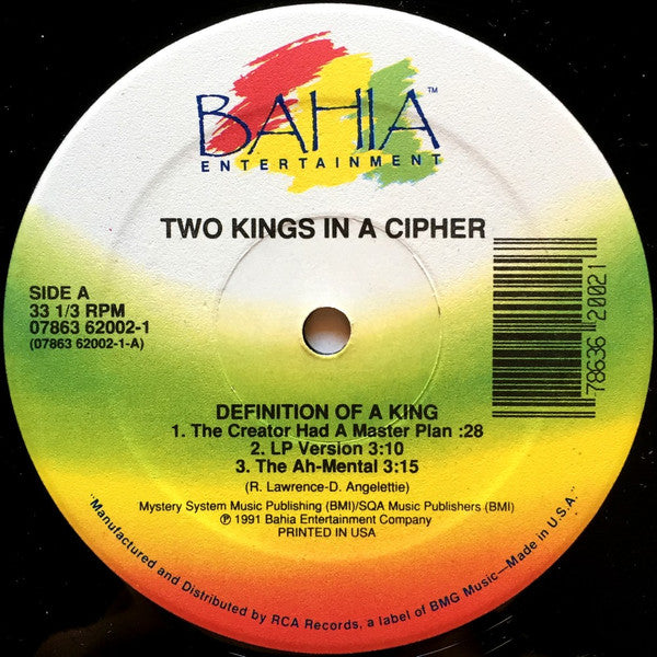 Two Kings In A Cipher - Definition Of A King