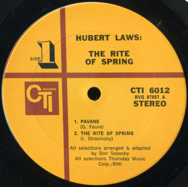 Hubert Laws - The Rite Of Spring