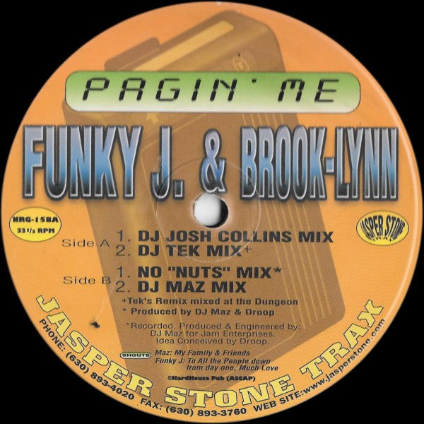 Funky J & Brook-Lynn - Pagin' Me
