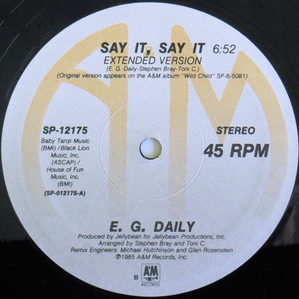 E.G. Daily - Say It, Say It (Extended Version)