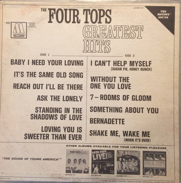 Four Tops - Greatest Hits