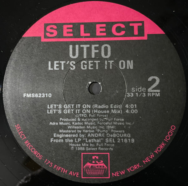 UTFO - Let's Get It On