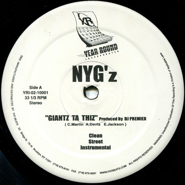 NYG'z - Giantz Ta Thiz