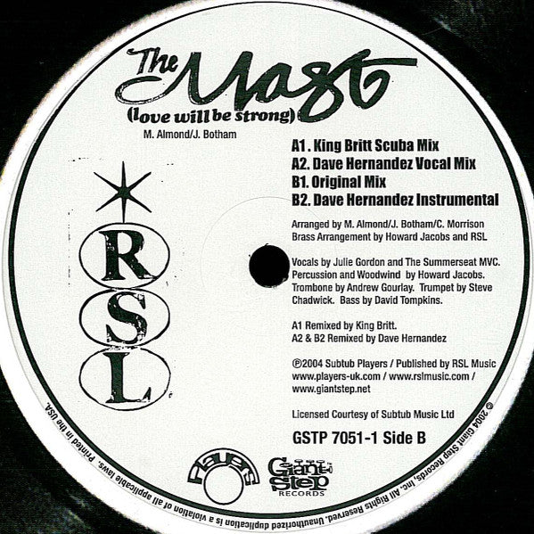 The Mast (Love Will Be Strong) (US Mixed By King Britt & Dave Hernandez)