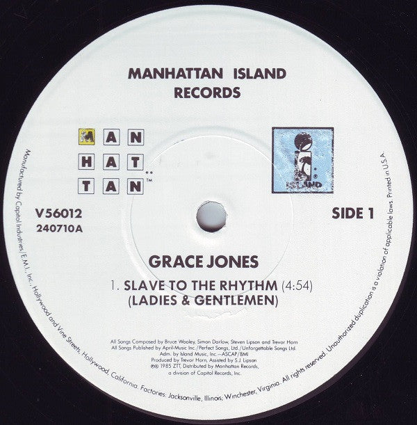 Grace Jones - Slave To The Rhythm