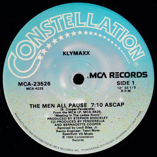 Klymaxx - The Men All Pause