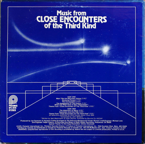 Unknown Artist - Music From Close Encounters Of The Third Kind