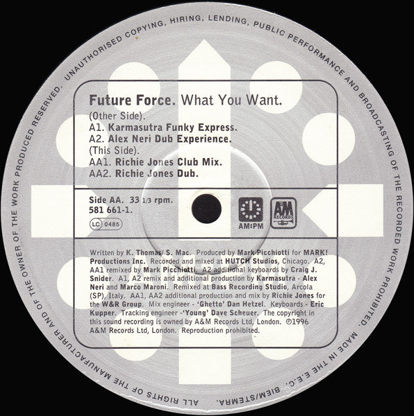 What You Want (Karmasutra / Richie Jones Mixes)