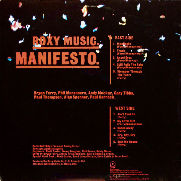 Roxy Music - Manifesto
