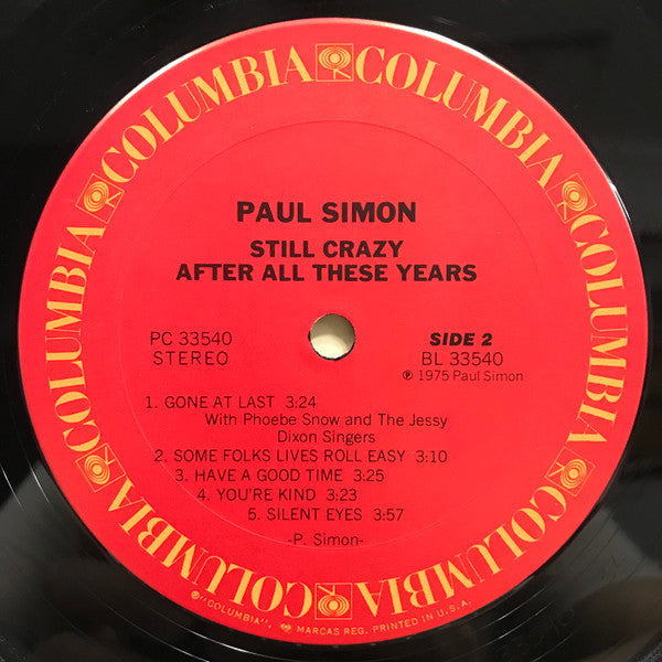 Paul Simon - Still Crazy After All These Years